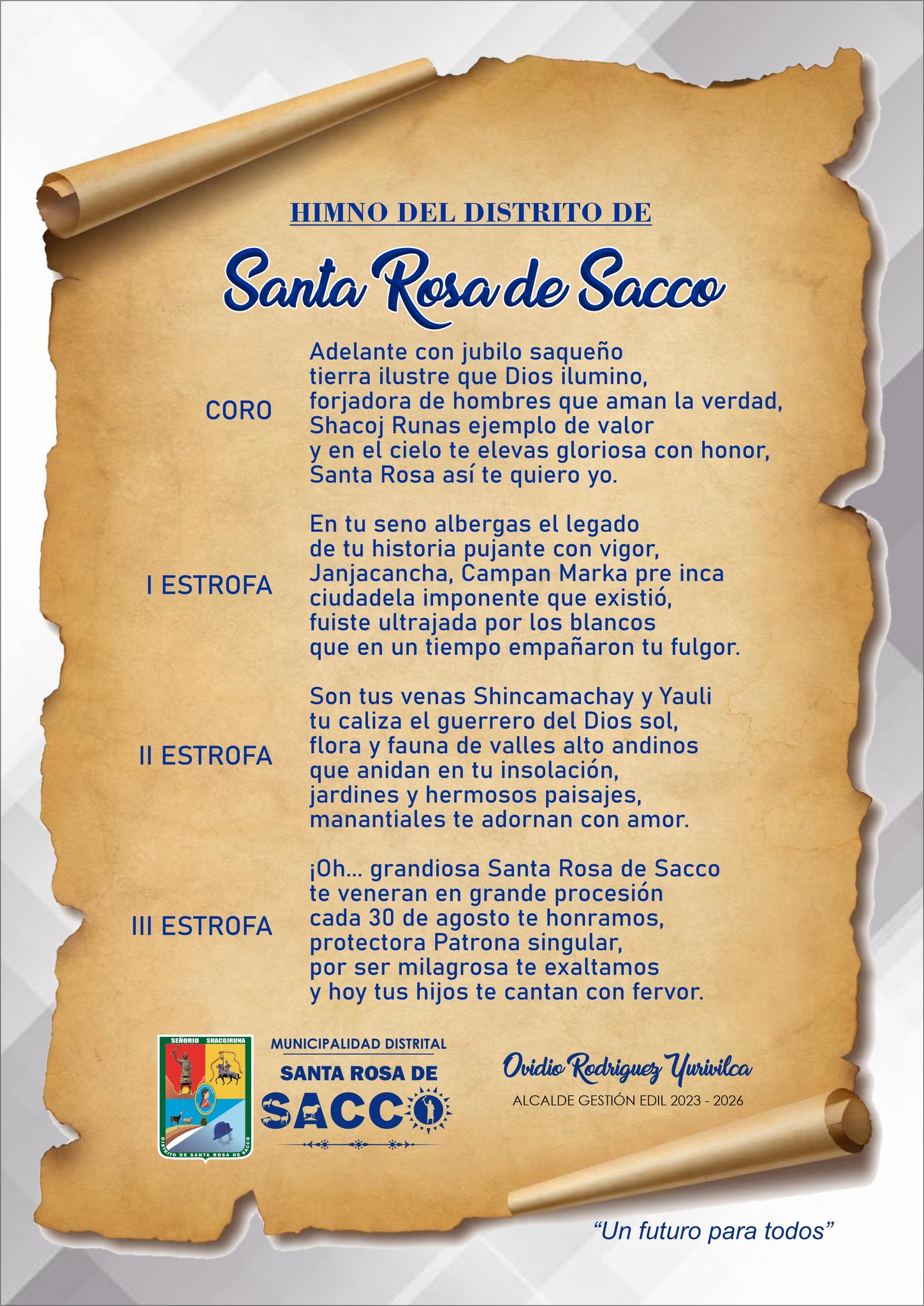 Imagen del Himno Nacional